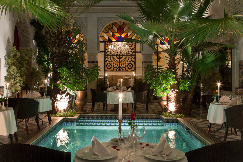 Riad Monceau is a old riad with restaurant in Marrakech