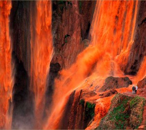 Ouzoud waterfalls in Morocco. Riad Aguaviva excursions.